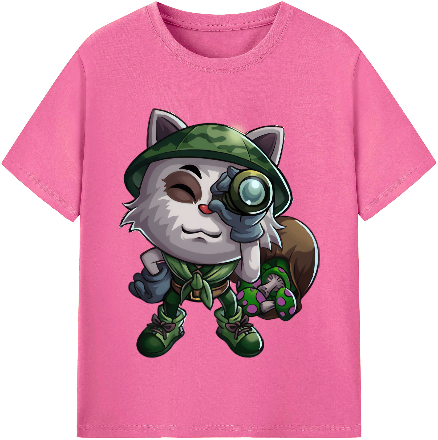 （画像用） リーグ・オブ・レジェンド League of Legends LOL レディースカジュアルプリントTシャツ（綿100％）